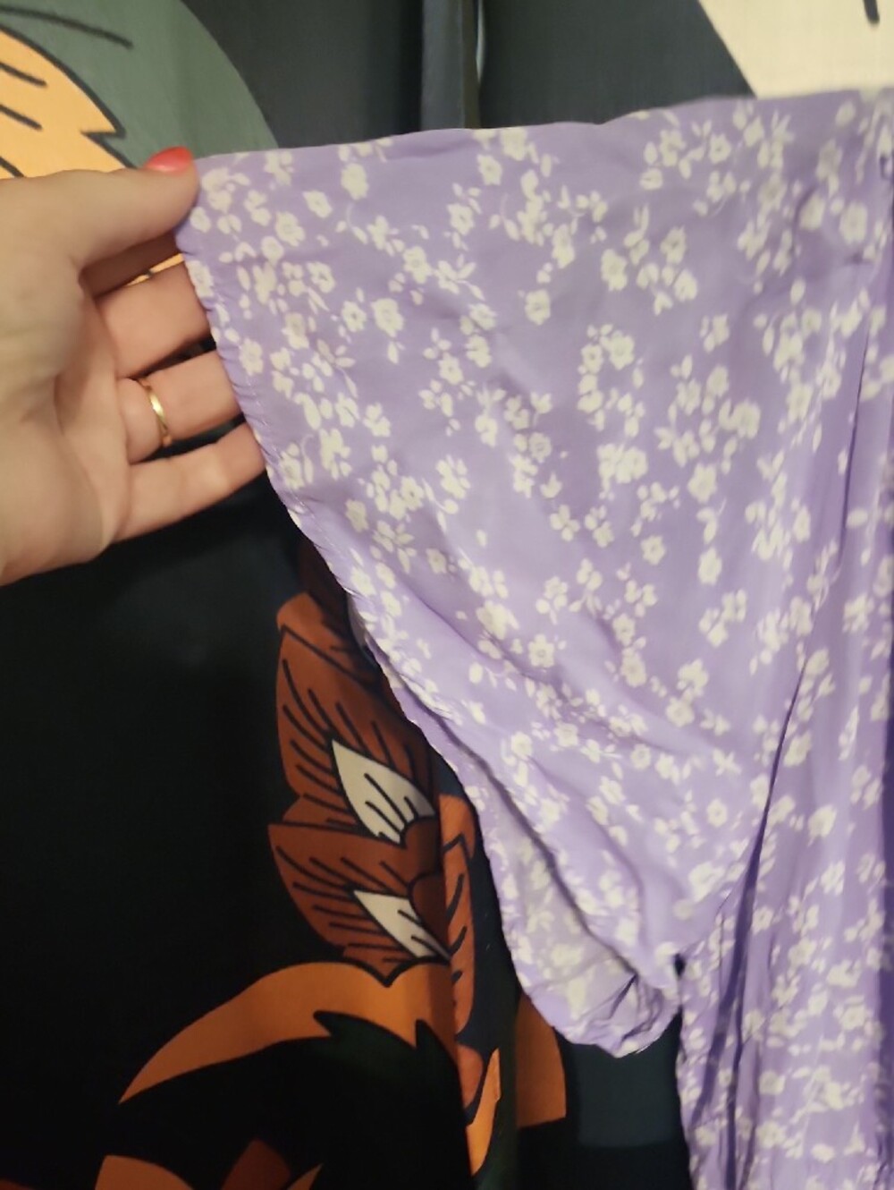 BloomChic Lilac Floral Midi Dress - Picture 4 of 5